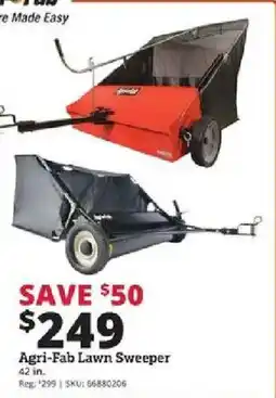 Rural King Agri-Fab Lawn Sweeper offer