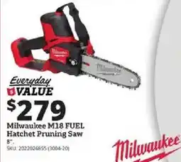 Rural King Milwaukee M18 FUEL Hatchet Pruning Saw offer