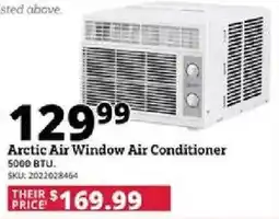 Rural King Arctic Air Window Air Conditioner offer