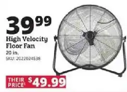 Rural King High Velocity Floor Fan offer