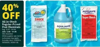 Aqua Mate All In-Stock Regular-Priced Pool Chemicals