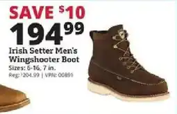Rural King Irish Setter Men's Wingshooter Boot offer