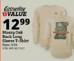 Rural King Mossy Oak Buck Long Sleeve T-Shirt offer