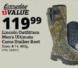 Rural King Lincoln Outfitters Men's Ultimate Camo Stalker Boot offer