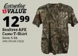 Rural King Realtree APX Camo T-Shirt offer