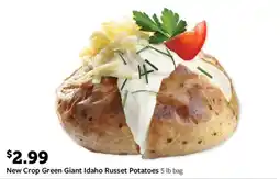 Fareway New Crop Green Giant Idaho Russet Potatoes offer