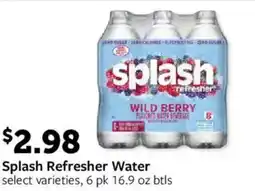 Fareway Splash Refresher Water offer