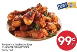 Pete's Fresh Market Perdue No Antibiotics Ever Chicken Drumsticks offer