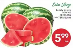 Pete's Fresh Market Locally Grown Whole Seedless Watermelon offer