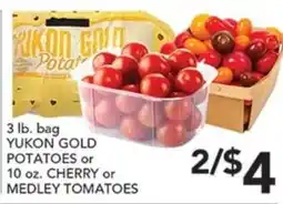 Pete's Fresh Market Yukon Gold Potatoes or Cherry or Medley Tomatoes offer