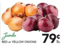 Pete's Fresh Market Jumbo red or yellow onions offer