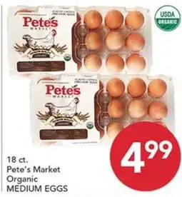 Pete's Fresh Market Pete's Market Organic Medium Eggs offer