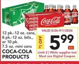 Pete's Fresh Market Coca-Cola Products offer