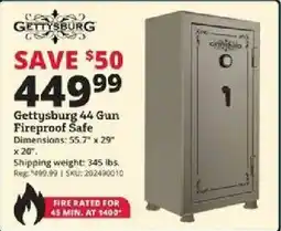 Rural King Gettysburg 44 Gun Fireproof Safe offer