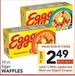 Pete's Fresh Market Eggo waffles offer