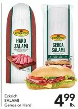 Pete's Fresh Market Eckrich salami genoa or hard offer