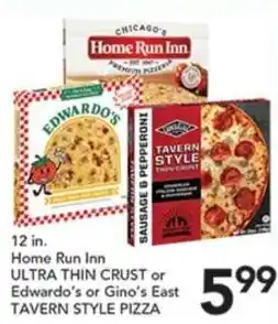 Pete's Fresh Market Home Run Inn ultra thin crust or edwardo's or gino's east tavern style pizza offer