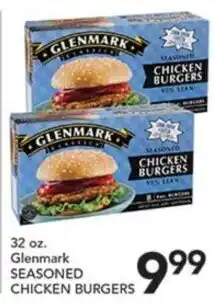 Pete's Fresh Market Glenmark Seasoned Chicken Burgers offer