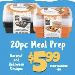 Big Lots 20pc Meal Prep offer