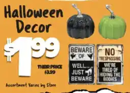 Big Lots Halloween Decor offer