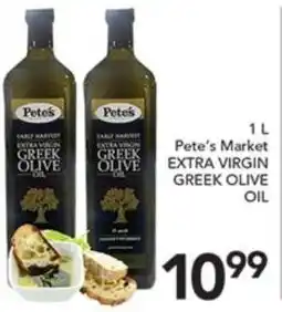 Pete's Fresh Market Pete's Market extra virgin greek olive oil offer