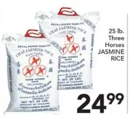 Pete's Fresh Market Three Horses Jasmine Rice offer