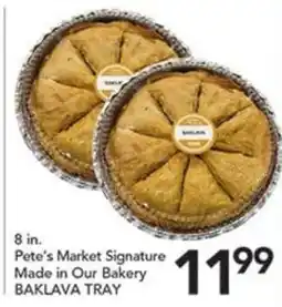 Pete's Fresh Market Pete's Market Signature Baklava Tray offer