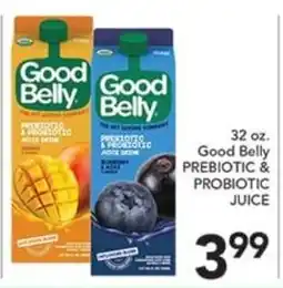 Pete's Fresh Market Good Belly prebiotic & probiotic juice offer