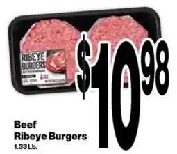 Super Saver Ribeye Burgers offer