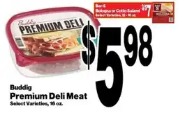 Super Saver Buddig Premium Deli Meat offer