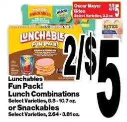 Super Saver Lunchables Fun Pack! offer