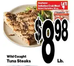 Super Saver Wild Caught Tuna steaks offer