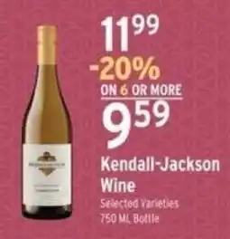 Brookshire's Kendall-Jackson Wine offer