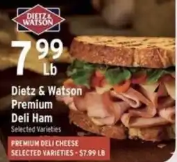 Brookshire's Dietz & Watson Premium Deli Ham offer