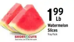 Brookshire's Shortcuts watermelon slices offer