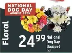 Brookshire's Floral National Dog Day Bouquet offer
