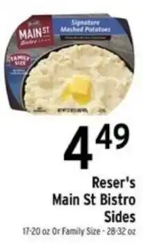 Brookshire's Reser's Main St Bistro Sides offer