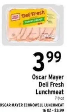 Brookshire's Oscar Mayer Deli Fresh Lunchmeat offer