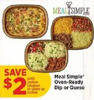 Meal Simple Oven-Ready Dip or Queso