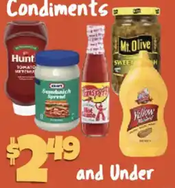 Big Lots Condiments offer