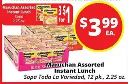 Rancho Markets Maruchan assorted instant lunch offer