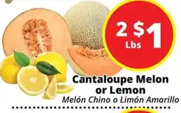 Rancho Markets Cantaloupe Melon or Lemon offer