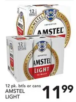 Pete's Fresh Market Amstel Light offer