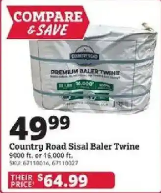Country Road Sisal Baler Twine