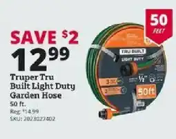 Rural King Truper Tru Built Light Duty Garden Hose offer