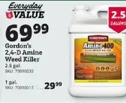 Rural King Gordon's 2,4-D Amine Weed Killer offer