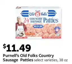 Fareway Purnell's Old Folks Country Sausage Patties offer