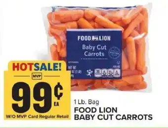 Food Lion baby cut carrots