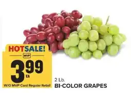 Food Lion Mvp bi-color grapes offer