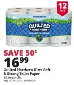 Rural King Quilted Northern Ultra Soft & Strong Toilet Paper offer